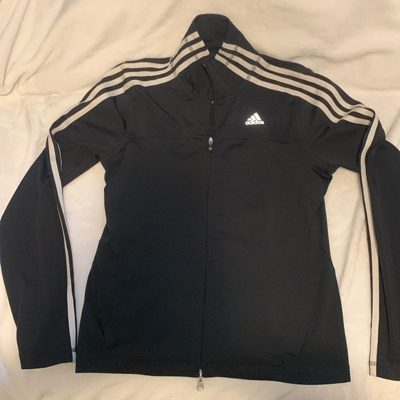 Adidas black track jacket - Picture 1 of 9